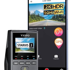 VIOFO Dash Cam Front A119 Mini 2, STARVIS 2 Sensor, 2K 60fps...