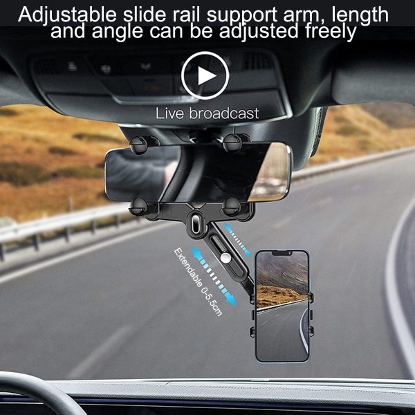 XYAJUANG 360°Rotatable and Retractable Car Phone Holder, Mul... - Image 4
