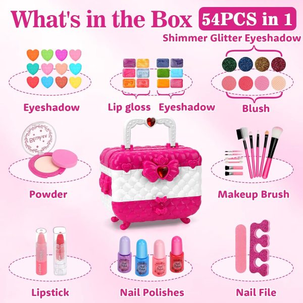 Flybay Kids Makeup Kit for Girls, Washable Girls Makeup Kit ... - Image 2