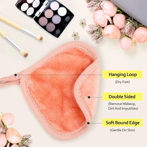 HOMEXCEL Makeup Remover Cloth 12 Pack,Reusable Makeup Remove... - Image 2
