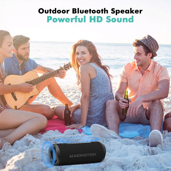 Monster Bluetooth Speaker, Wireless Portable Outdoor Bluetoo... - Image 7
