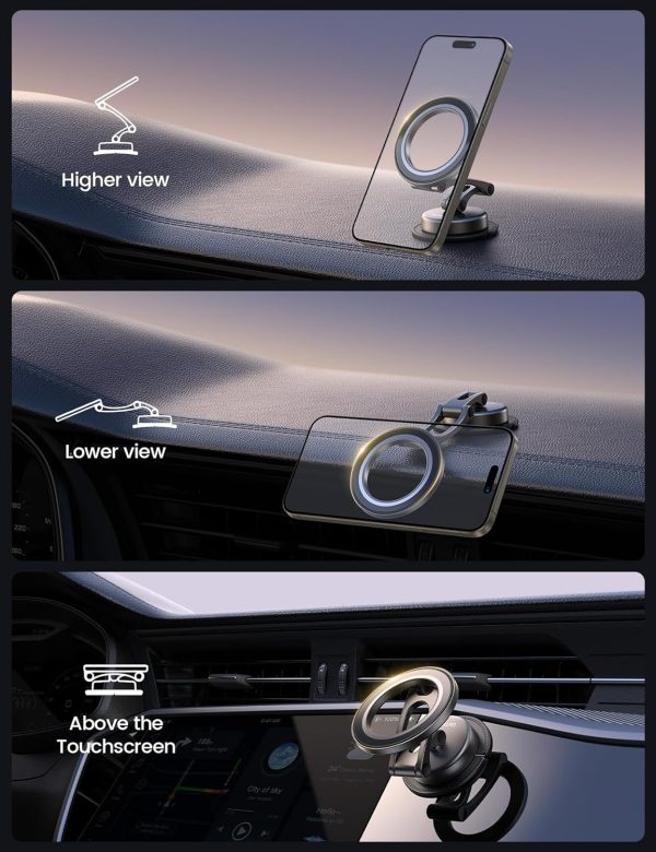Lamicall for MagSafe Car Mount - [All-Metal] for Car Dash&Te... - Image 2