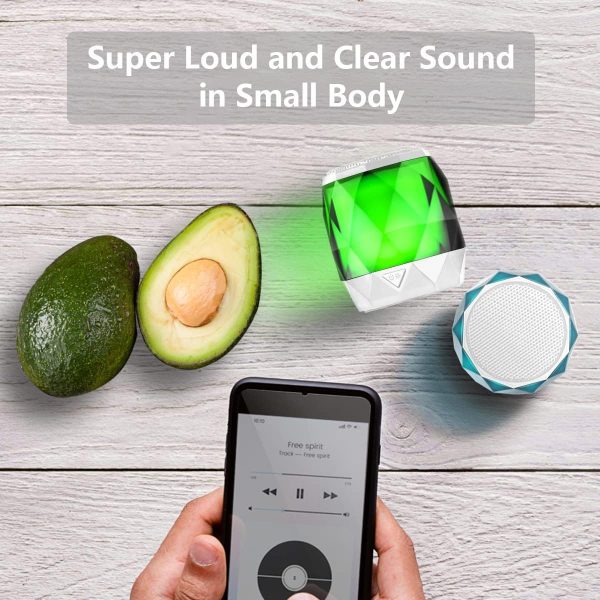 LFS Portable Bluetooth Speaker with Lights, Mini Small Speak... - Image 4