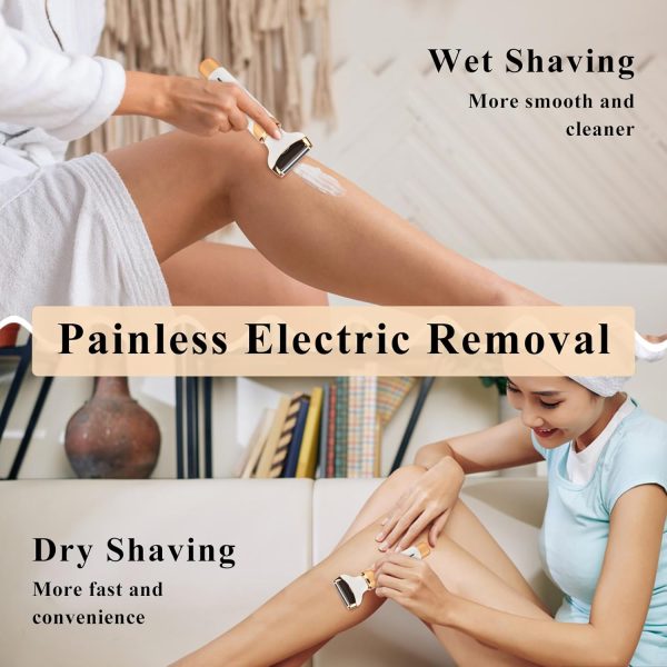 Beanify Electric Razor for Womens Men，Cordless Ladies Electr... - Image 7
