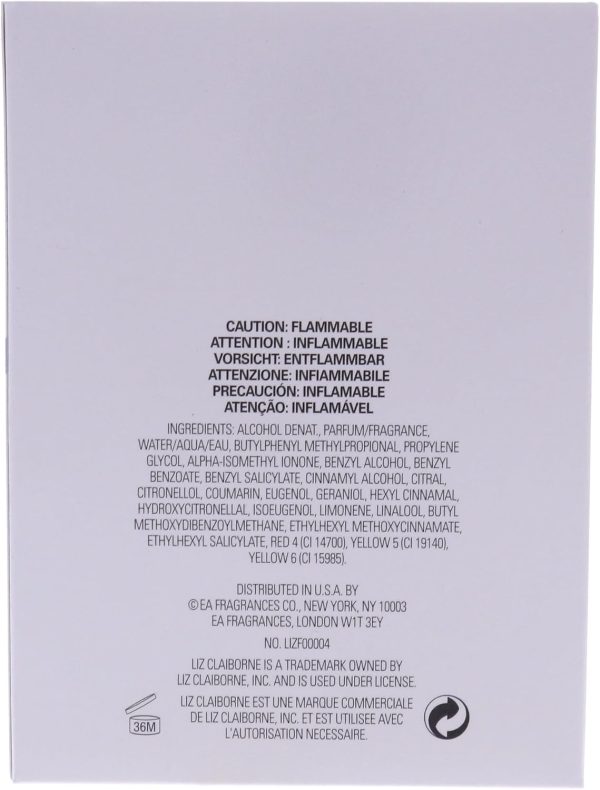 Claiborne By Liz Claiborne For Women. Eau De Toilette Spray ... - Image 5