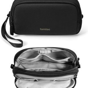 tomtoc Electronic Organizer Travel Case, Water Resistant Dua...