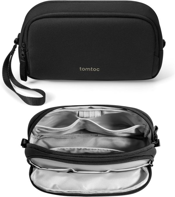 tomtoc Electronic Organizer Travel Case, Water Resistant Dua...