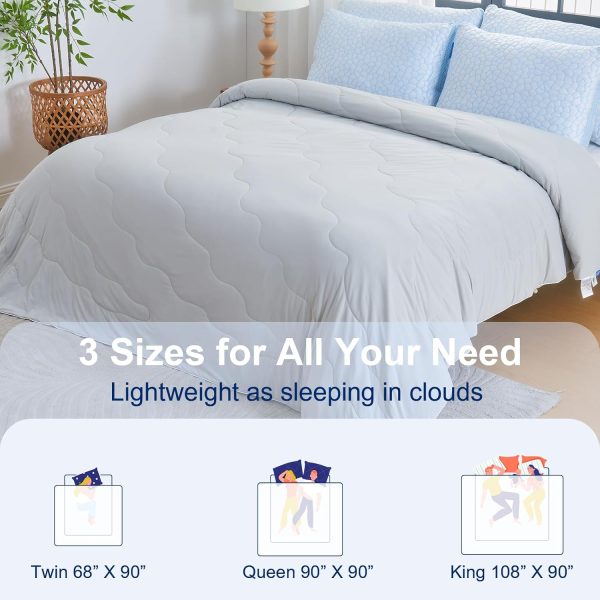 QUTOOL® Cooling Blankets for Hot Sleepers Summer Comforter f... - Image 8