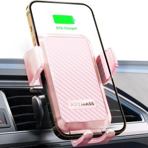 Wireless Car Charger, JOYMASS 15W Fast Charging Auto Clampin...