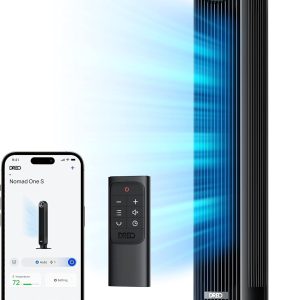 Dreo Tower Fan for Bedroom, Smart Oscillating Quiet Floor Fa...