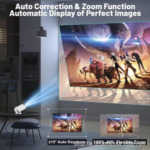 Mini Projector, 4K Decoding, 1080P Resolution, Compatible wi... - Image 8