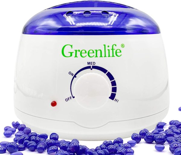 GreenLife® Hair Removal Wax Warmer for Unisex, Home Wax Mach...