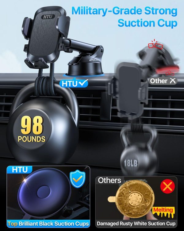 2025 Upgraded Pro Version Phone Holder for Car [Patent & Saf... - Image 2