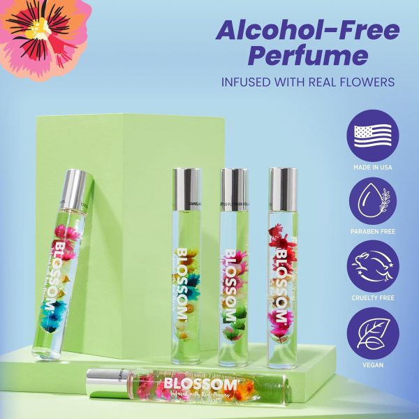 Blossom Roll on Rollerball Perfume Oil, Natural Ingredients,... - Image 3