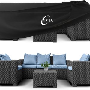 Kipiea 600D Patio Furniture Covers Waterproof Winter, Outdoo...