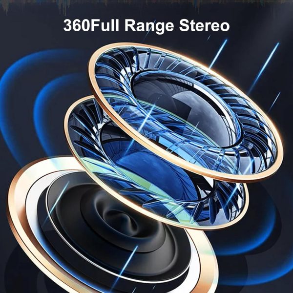 Herdio 6.5 Inches Indoor Outdoor Bluetooth Speakers Waterpro... - Image 3