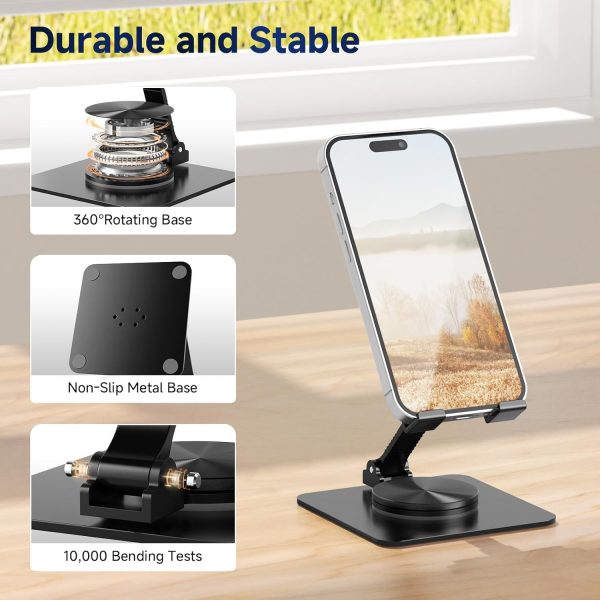 Ceecysaa 360 Rotating Cell Phone Stand, Adjustable Cell Phon... - Image 3