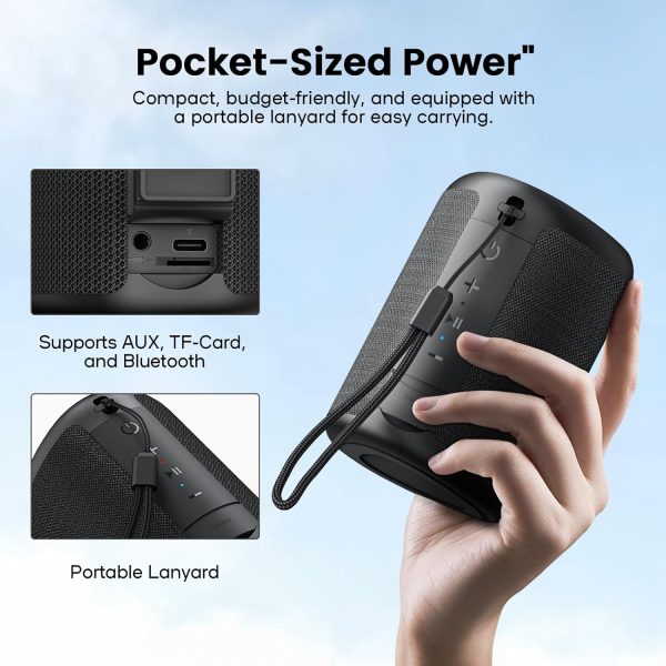 Deeyaple Portable Speaker, Wireless Speaker Bluetooth with L... - Image 4