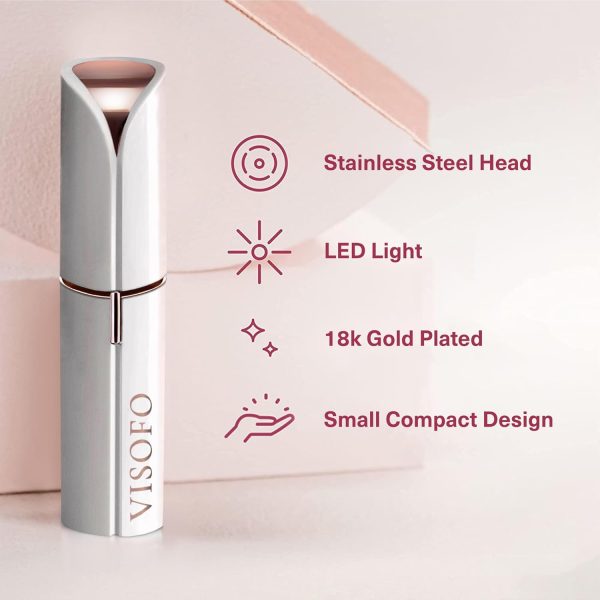 Facial Hair Removal for Women - Electric Razor Device, Small... - Image 2