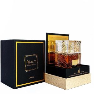 Lattafa Khamrah for Unisex Eau de Parfum Spray, 3.4 Ounce