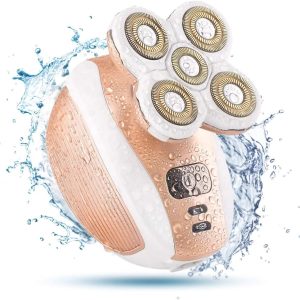 Women Waterproof Painless Hair Remover Electric Cordless Sha...