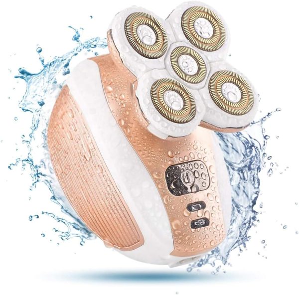 Women Waterproof Painless Hair Remover Electric Cordless Sha...
