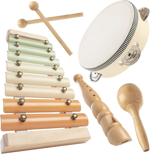 Comfy Cubs 4-Piece Kids Musical Instruments Set - Fun, Safe ...