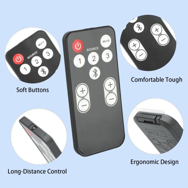 RE15031 Remote Control Compatible with Polk Audio Soundbar C... - Image 2