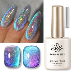 Born Pretty 9D Cat Magnetic Eye Gel Nail Polish Iridescent R...