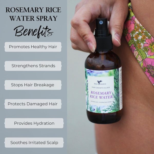 Baja Basics Rosemary Rice Water for Hair Care - Longsheng Ri... - Image 4