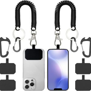 HOTEMIA Phone Tether Lanyard Anti Theft Strap with Carabiner...