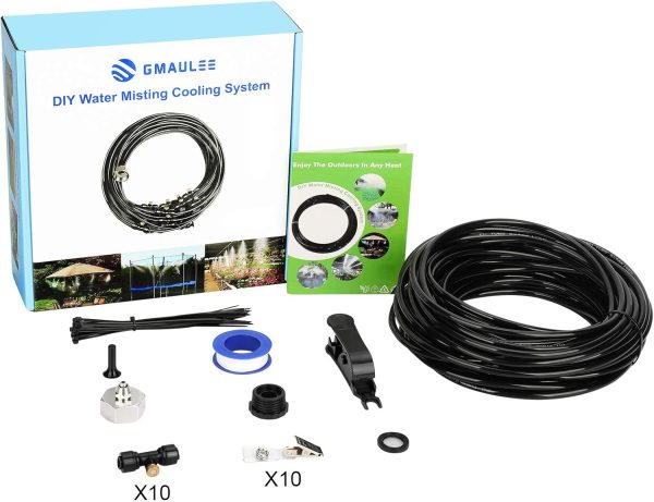 GMAULEE Misting Cooling System, DIY 33FT Misting Line + 10 B... - Image 6