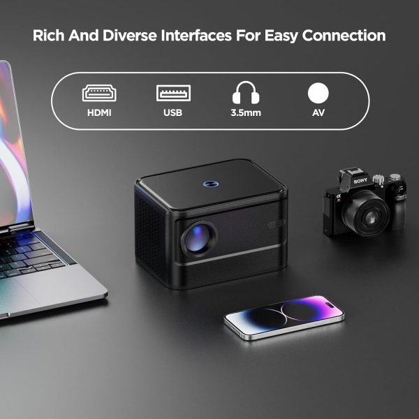 【Electric Focus】 Portable Mini Projector with 5G WiFi, Outdo... - Image 7