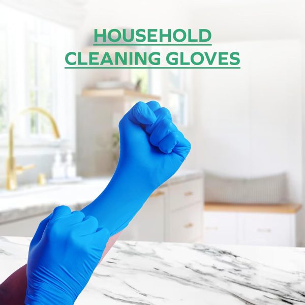 Rhino Blue Nitrile Disposable Gloves (1000 Count), Latex-Fre... - Image 5