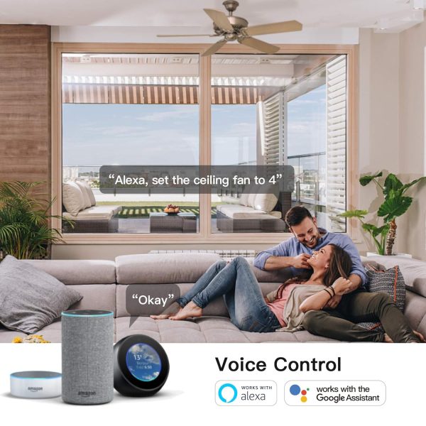 TREATLIFE Smart Ceiling Fan Control, 4 Speed Fan Switch for ... - Image 4