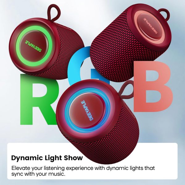 Deeyaple Portable Bluetooth Speaker, IP67 Waterproof Mini Bl... - Image 5