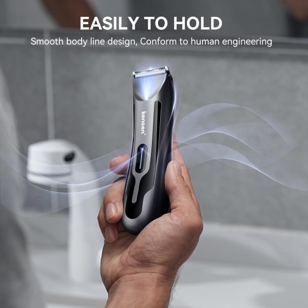 Body Hair Trimmer Men, kensen Electric Groin & Pubic Hair Tr... - Image 7