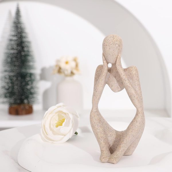Winshall Home Accents - Resin Thinker Statue 3 PCS, Abstract... - Image 8
