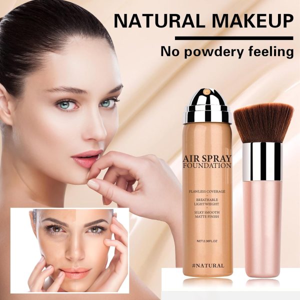 QIUFSSE Airbrush Foundation Makeup,Full Coverage Foundation ... - Image 7