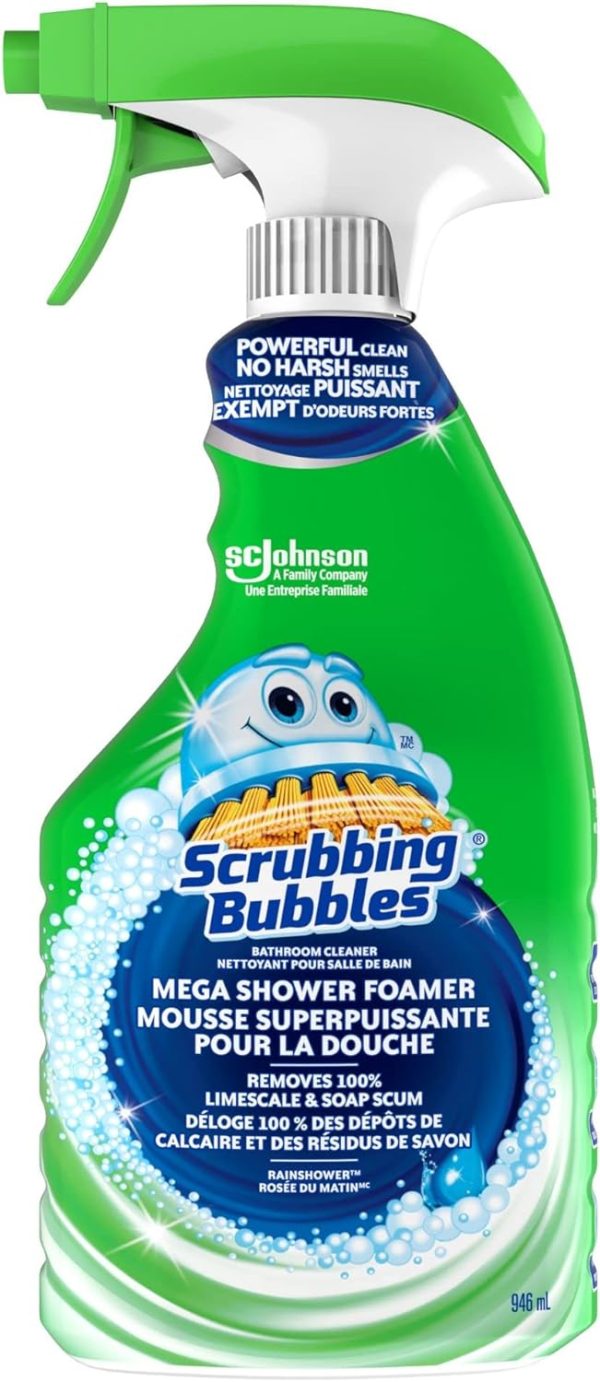 Scrubbing Bubbles Mega Shower Foamer Spray, Removes Soap Scu...
