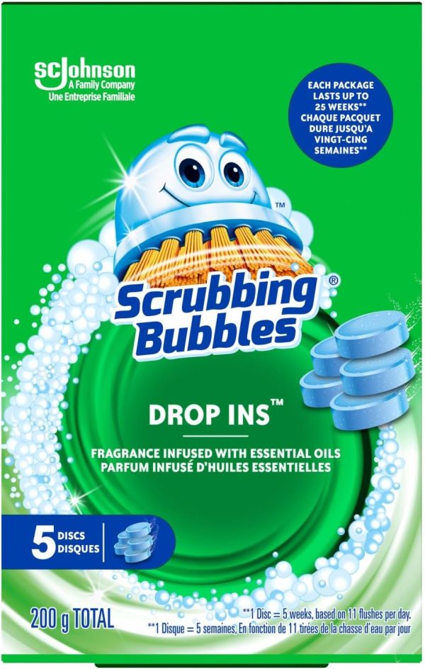 Scrubbing Bubbles Drop-Ins, Continuous Toilet Bowl Cleaning ...