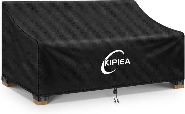 Kipiea Patio Sofa Cover, Heavy Duty 420D Outdoor Couch Cover...