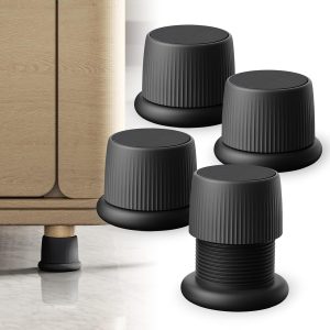 Adjustable Furniture Bed Risers, xuenair 1.6-2.6 inch Bed Ri...