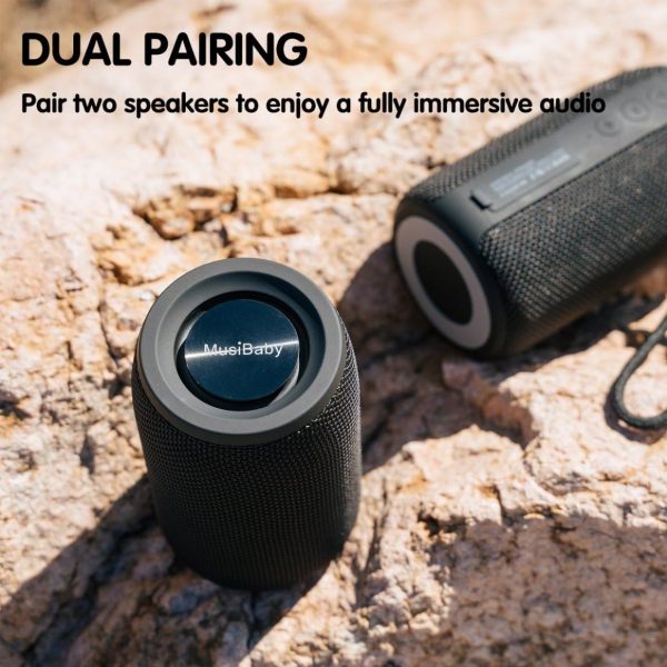 Bluetooth Speaker, MusiBaby Portable Wireless Outdoor Speake... - Image 6