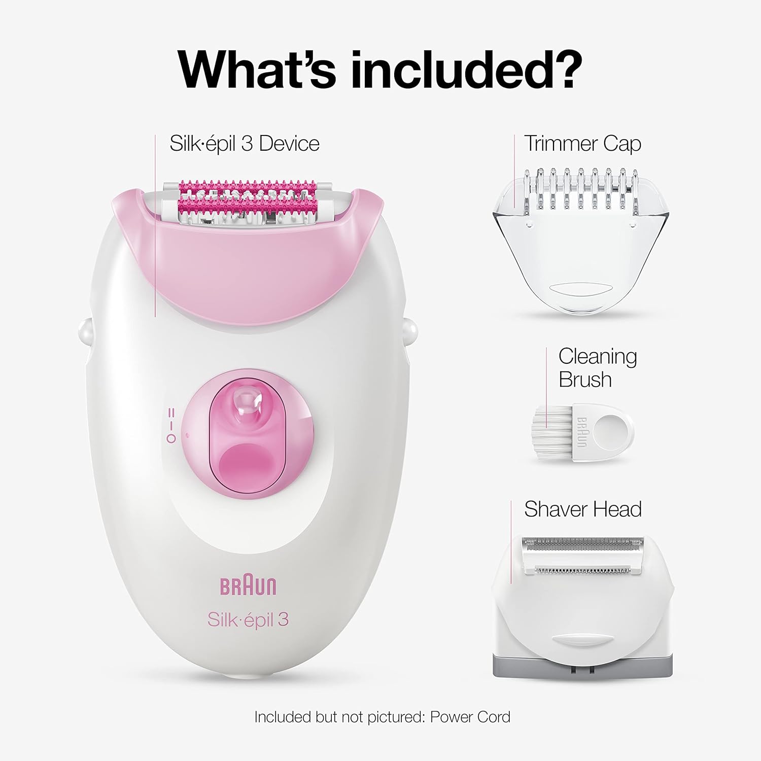 Braun Silk-épil 3 3-270, Epilator for Women for Long-Lasting…