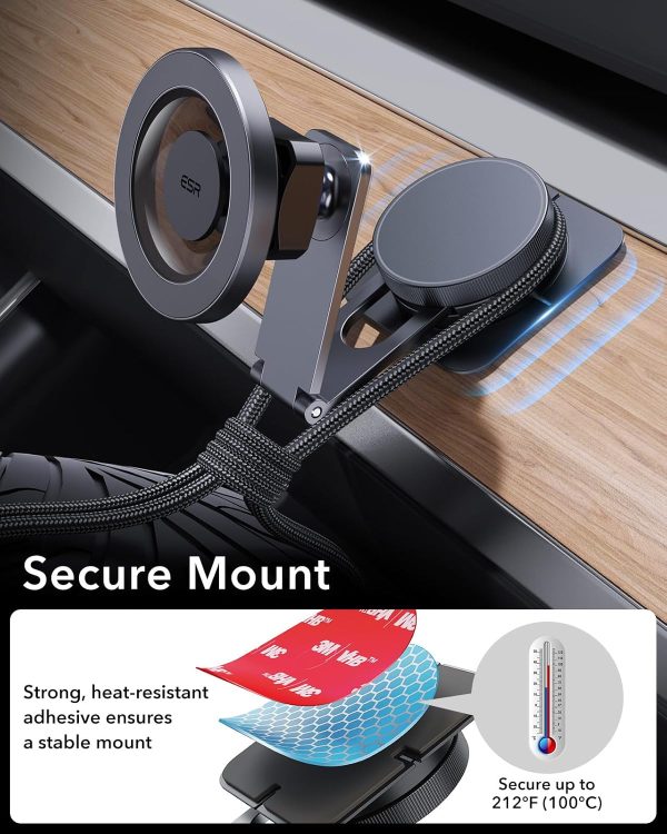 ESR for MagSafe Car Mount 2300g, Foldable Dashboard/Tesla To... - Image 8