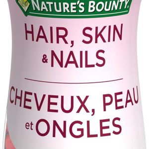 Nature’s Bounty Hair, Skin, Nails Gummies with Biotin, 80 Gu...