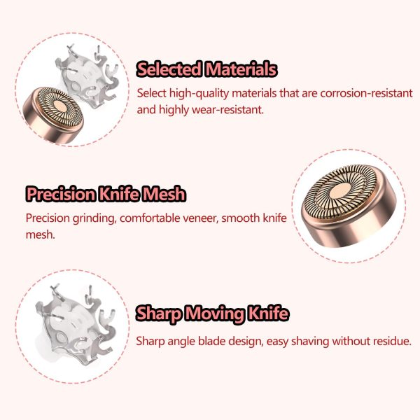 Generation 2 Replacement Heads for Flawless Facial Hair Remo... - Image 5