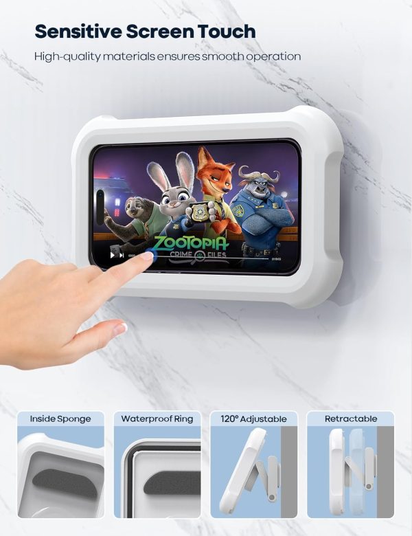 Lamicall Shower Phone Holder Waterproof - IPx6 HD Screen Wat... - Image 3