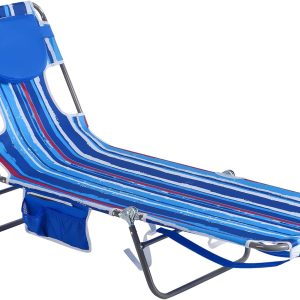 SunnyFeel Patio Lounge Chair, Outdoor Chaise Lounge, Reclini...